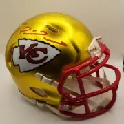 Patrick Mahomes KC Chiefs Autographed Riddell Flash Alternate Mini Helmet **BECK