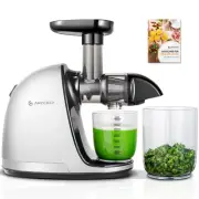Cold PressJuicer,Slow Masticating Juicer Machines with Reverse Function, High...