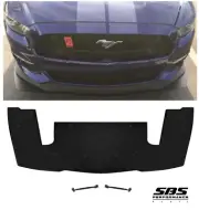 GT350R style FRONT SPLITTER+2 SUPPORT RODS for 2015-2017 MUSTANG GT wPerformPack