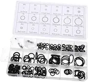 Gatuida 225 Pcs Sealing Ring Portable Ac Recharge Kit Conditioner Air Conditioning Multi Grommet Washer Accessories Car Refrigerant Recharge Kit Gaskets for Instant Car Ac Pot Black Rubber