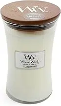 Vanilla Bean WoodWick Glass Jar Scented Candle Large 22 oz.