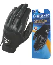 Bionic StableGrip Golf Glove - Mens - Black - Leather