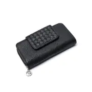 Tosca Women's/Ladie's Card/Cash Holder Multi Slot Wallet Purse 19x4x11cm - Black