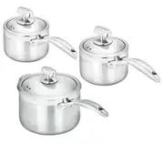 Scanpan CLAD 5 Stainless Steel Saucepan - 16cm/1.8L