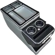 Arm Storage Box for KIA for Sorento 2021+ Car Interior Front Armrest Box with USB Cup Holder Atmosphere Light Storage Box(No Wireless Charge 4)