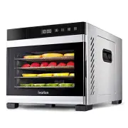 Ivation Food, Fruit & Jerky Dehydrator Machine - Stainless Steel