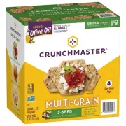 Crunchmaster 5 Seed Multi-Grain Cracker with Olive Oil, 20 Ounce