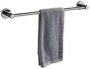 Stainless Steel Towel Rack with Polished Silver Finish 90cm Single Rod Towel Holder for Kitchen and Bathroom Hardware. LWX