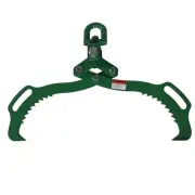2 Serrated 18in Swivel Claw Hook,Log Lifting Tongs, Heavy Duty Grapple Timber...