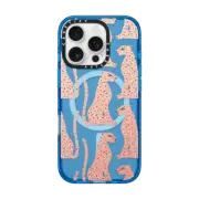 iPhone 16 Pro Impact Case MagSafe Compatible Pink Cheetahs
