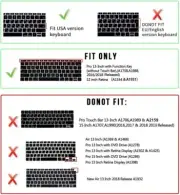 Silicone Keyboard Cover Protective Skin Protector for MacBook Pro Thai Language