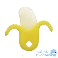 在飛比找PChome24h購物優惠-KUKU酷咕鴨香蕉寶寶固齒器