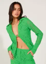 Alice McCall Yvonne Lace Top & Pants Set - Lime Size AU12 BNWT