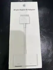 Apple 30-Pin Digital AV Adapter White MD098AM/A HDMI-compatible iPhone 4/4s New