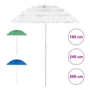 Hawaii Beach Parasol Outdoor Umbrella Sunshade Shelter Terrace Garden vidaXL
