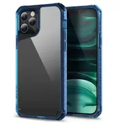 ZUSLAB iPhone 12 Pro Max 6.7" Case Tough Air Shock Absorption Protective Hard Back Cover for Apple - Blue