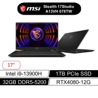 在飛比找蝦皮商城優惠-msi 微星 Stealth 17Studio A13VH 