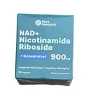 Nicotinamide Riboside+Resveratrol NAD+ Supplement 900mg Anti-Aging 80 caplets