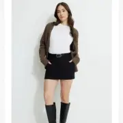 Dynamite Josefine Mini Skort in Black Size 00