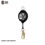 LINQ Self Retractable LOQ-BLOQ Webbing Lanyard 6m