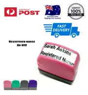 Custom Name Stamp signature rubber Flash stamp self inking Registered Nurse EEN
