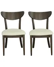 Progressive Furniture Set of 2 Upholstered Dining Chairs
