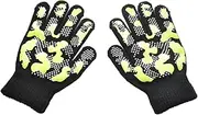 [Generic] 1 Pair Kids Gloves Creative Kid Knit Glove Warm Keeping-Warm Cover Finger Covers with Camouflage Pattern for Outdoor Wearing