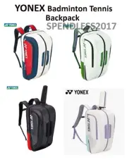 Yonex Tennis Badminton Racket Bag Backpack Shoe Divider 2 rackets NEW