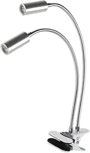 GANDUNQI Clip-On Double Spotlight, Adjustable Side Spotlight, Industrial Camera Video Microscope Illumination Fill Light, Adjustable Side Illuminator, Lamp Lens Adapter