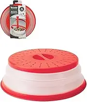 Tovolo Microwave Collapsible Food Cover, Red