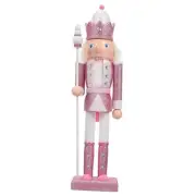Nutcracker Figures 12In Christmas Nutcracker Decorations Pink Nutcracker