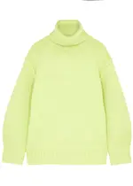 Jonathan Simkhai Leylani Roll-neck Wool-blend Jumper - Light Green - XL (UK16 / XL) XL (UK16 / XL)