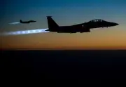 Aircraft jet fighter silhouette night military f15 Custom Gaming Mat Desk 4145