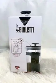 Bialetti Coffee French Press Black 1 L /34fl. oz. 8 Cups Pot Pitcher Maker New
