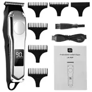 Professional Hair Clipper Rechargeable Electric Barber Cutting Machine Beard Trimmer Shaver Razor for Men Hair Cutter