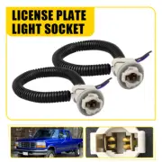 2X License Plate Light Socket Rear Lamp Wire Socket For Ford Expedition Bronco K