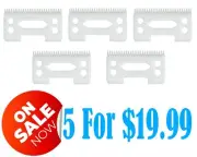 Wahl-Magic-Clip-2-Hole-Clipper-ceramic-cutter-blade 5pcs