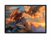 Dragaon Framed Print Fine Art Poster Print
