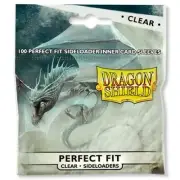 Dragon Shield Perfect Fit Sideloader Inner Card Sleeves - Clear (100ct) AT-13101