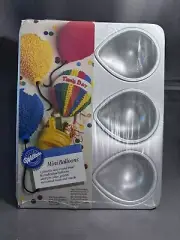 Mini Balloons Wiltoon Cake Pan 6 Cavity New and sealed in plastic