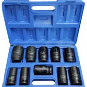 10Pcs 3/4'' Drive Deep Impact Socket Tool Set 80mm Length tool set 22-41mm