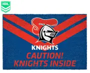 NRL Newcastle Knights Door Mat - Blue/Red/White