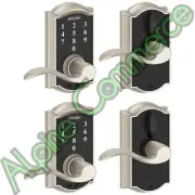 *2-Packs* SCHLAGE Touch Camelot Latitude Lever Satin Nickel FE695VCAM619ACC