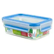 Emsa Clips & Close Rectangular Box Translucent 1 Pcs
