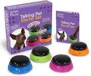 Hunger4words Talking Pet Starter Set 4 Recordable Dog Communication Buttons