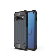 MCC Shockproof Samsung Galaxy S10 Heavy Duty Tough Case Cover S 10 G973 [Dark Blue]