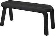 MIUZ Bold Bench | Replica Replica Bold Bench Designer Seat Living Room Entryway Home Furniture (Black)