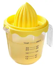 Lemon Squeezer Strain Measured Amounts Orange and Lime Juicer and Reamer