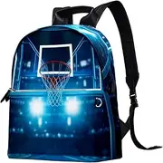 Travel Backpack,Small Backpack,Carry on Backpack,Basketball Hoop Stadium,Backpack, O5gy1oxwfshe, 14.5x12.5x5.9 in