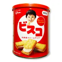 在飛比找蝦皮購物優惠-【格力高】日本零食 glico 固力果 乳酸菌夾心餅罐(12